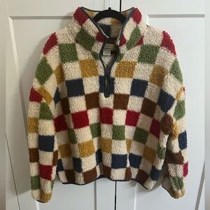 EUC The Great x Eddie Bauer Checkered Fleece
